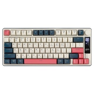 지클릭커 사일런스 M 78키 풀윤활 방수 무소음 블루투스 게이밍 무선 텐키리스 키보드, Havana Cappuccino, WK50, 제조사축