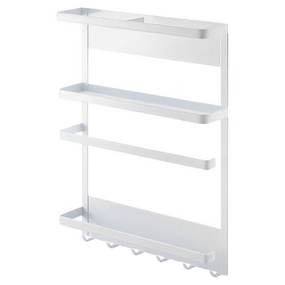 上手家居 日系磁吸收納架/磁鐵置物架, 白色, 1個