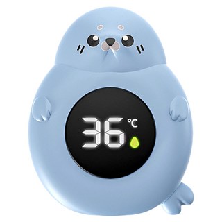 Yobia 嬰兒洗澡智能數顯水溫計, 藍色海豹