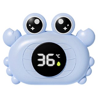 Yobia 嬰兒洗澡智能數顯水溫計, 藍色螃蟹