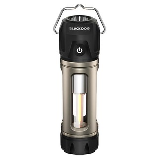 BLACK DOG 黑狗 無極調光雷圖戰術手電筒/露營燈, 1個