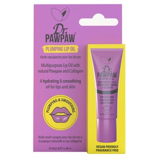 Dr.PAWPAW 豐潤唇部精華油(英國木瓜霜 護唇膏), 透明色/果香, 8ml, 1個