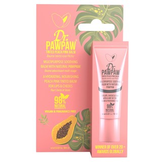Dr.PAWPAW 蜜桃亮采霜(英國木瓜霜 護唇膏), 1個, 10ml, 蜜桃粉/果香