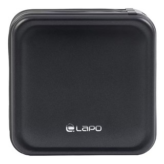 LaPO 日本松下 電芯全功能無線充電行動電源 10050mAh Type-C/Lightning, 城影灰, WT-08SCL