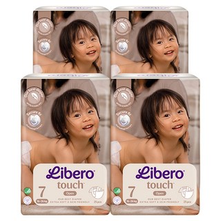 리베로 터치 밴드형 기저귀 남여공용, 100매, 7단계