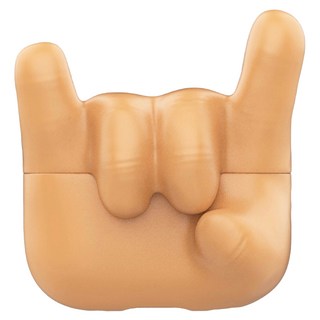 Koios 耳機保護殼 Airpods 2 搖滾手勢矽膠耳機殼, 深色, 1個, Airpods Pro/Pro2