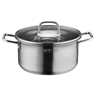 Kitchen-Art All Day IH 電磁爐不鏽鋼雙耳鍋, 單一顏色, 1個, 20cm