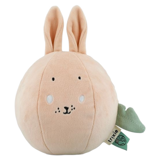 比利時 trixie 動物造型搖鈴布球, 乖乖小兔, 1個