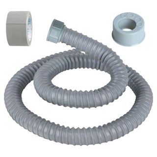 와이넷 국산 싱크대호스 120cm + 악취방지캡 + 보수테이프 세트, 그레이, 1세트