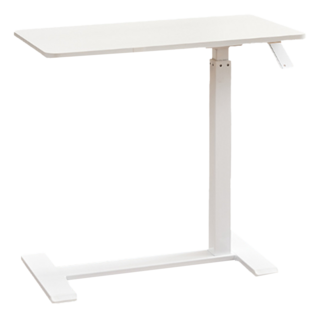 上手家居 氣壓升降床邊桌 升降桌 沙發邊桌 升降邊桌 床邊電腦桌 移動桌, 升降白