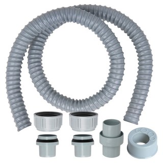 와이넷 싱크대호스 한방 연결 키트, 그레이, 1개