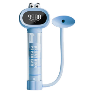 Seekis 學生計數腹式呼吸啞鈴, 藍色, 1個