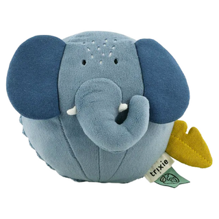 比利時 trixie 動物造型搖鈴布球 逗趣小象, 藍色, 1個