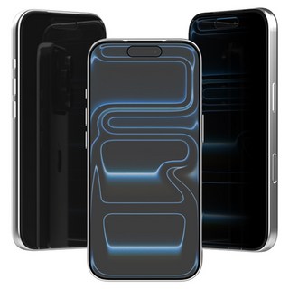 모나프리 360도 사생활보호 강화유리 휴대폰 액정보호필름 세트, 1세트