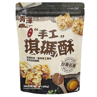 青澤 琪瑪酥 芥末口味, 200g, 1個