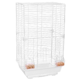 PET'S HANDLER FERRET LY-206 層疊鸚鵡籠 38 x 28 x 63 cm, 白色, 1個