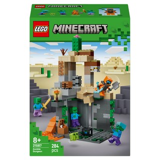 레고 마인크래프트 좀비 던전 21587, 혼합색상, 1개