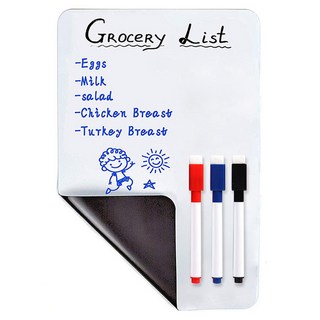 마메 고무자석 화이트보드판 + 보드마카펜 세트, PP, PVC, 고무자석