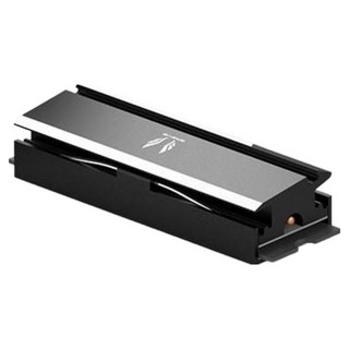 쓰리알시스템 빙하7 PLUS M.2 SSD 방열판, BLACK, 1개