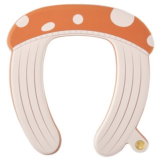 QLZHS EVA馬桶墊, 活力蘑菇, 1個