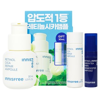 INNISFREE A醇積雪草問題肌終極護理3件組, 1套