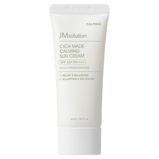 제이엠솔루션 시카 마데 카밍 진정 선크림 SPF50+ PA++++, 1개, 30ml