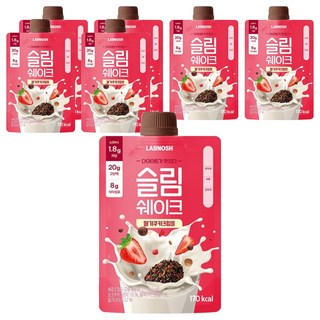 Labnosh 纖體奶昔 草莓餅乾碎, 45g, 7個