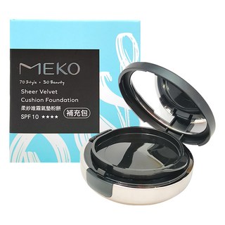 MEKO 柔紗唯霧氣墊粉餅補充包 12g, 02 象牙白, 1個