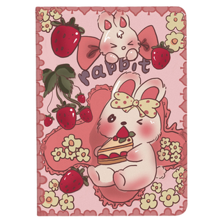 델리리움 귀여운 펜슬롯 케이스, 딸기 새해 토끼, 1개