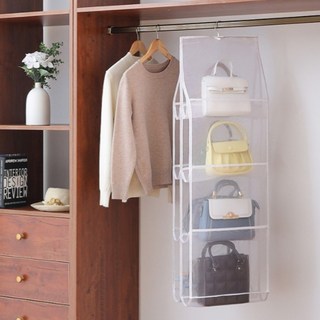 Apnalchangchang 8格包包收納整理架 整理箱, 白色, 2個