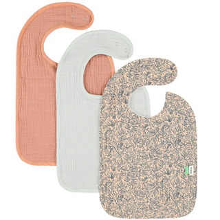 比利時 trixie 有機棉圍兜3件組, 秋光森林, 1套, 3個裝