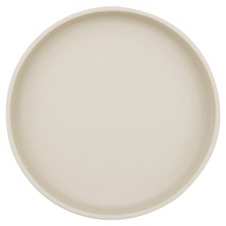 블루마마 유아용 모두아이 보름달 흡착식판, 크림, 1개