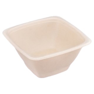 Me&MyWay 超大容量包裝用一次性紙質方碗 1.19kg + PET蓋組合, 25套