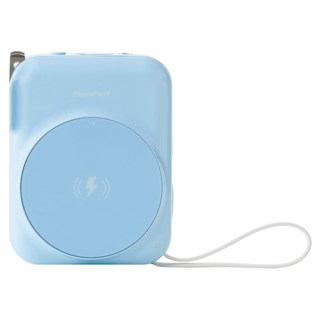 PhotoFast 銀箭資訊 多功能行動電源 10000mAh Type-C 1個, 藍色, MUTICHARGETHIRD