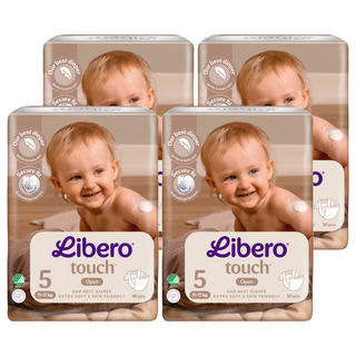 Libero 麗貝樂 touch嬰兒紙尿褲 5號 L(11~17kg) 30個裝, 4個, 第5階段