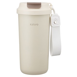 Kinyo 撞色保溫咖啡杯 KIM352MT, 燕麥奶茶, 1個, 500ml