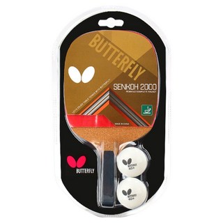 BUTTERFLY 直拍桌球拍組, 1套