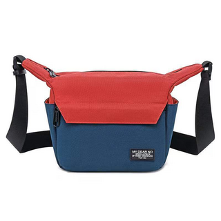 Delirium 休閒多用途防水斜背相機肩揹包, 橘色, 1個