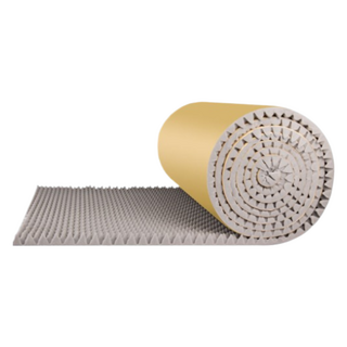 Delirium 阻燃牆壁寢室錄音室隔音吸音材料高密度一體成型泡棉 100 x 1000 x 3 cm, 灰色, 1個