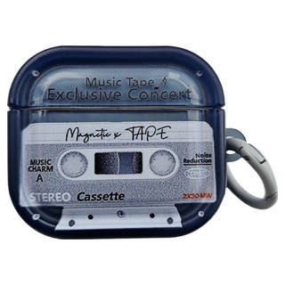 디노 레트로 테이프 airpods4 케이스, 색상4 (고리 포함), 1개