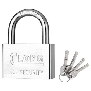 OON 안전 열쇠 자물쇠 40mm + 열쇠 4p, 1세트