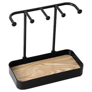 Mabso Shop 珠寶飾品展示收納掛架 BRP2587, 黑色, 1個