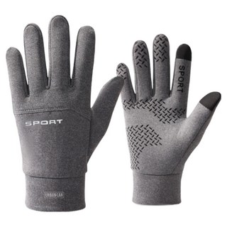 어반카 스포츠 논슬립 터치 방한 장갑, 그레이
