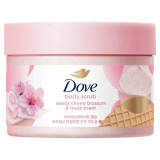 도브 바디 스크럽 벚꽃 앤드 머스크향, 298g, 1개