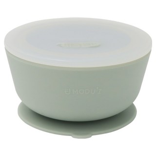 모두아이 유아용 실리콘 흡착볼, 그린릴리, 1개, 300ml