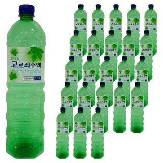 대경 고로쇠SW 라벨 페트 용기 1.5L + 캡 파랑 세트, 24세트