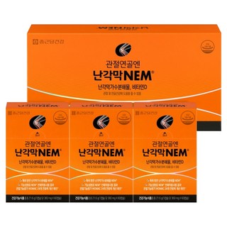 종근당건강 관절연골엔 난각막NEM 21.6g, 60정, 3개