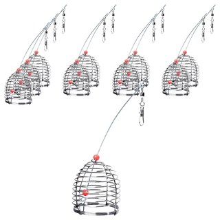 999피싱 스텐 원터치 맨 낚시 채비 통 카고망 소, 10개