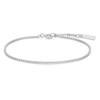 ANIAHAIE 女性盒鍊 925純銀手鍊 B068-01H + 購物袋