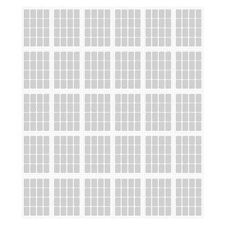 Today Living 大容量防水標籤姓名貼紙 銀色, 30個, 16入